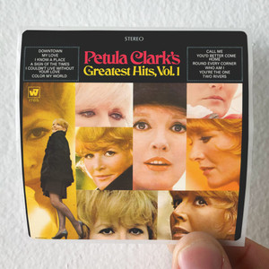 Petula Clark Petula Clarks Greatest Hits Vol 1 Album Cover Sticker Petula Clark Petula Clarks Greatest Hits Vol 1 Album Cover Sticker