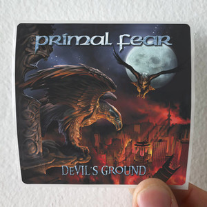 Primal Fear Devils Ground Album Cover Sticker Primal Fear Devils Ground Album Cover Sticker