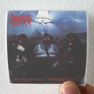 Pungent Stench For God Your Soul For Me Your Flesh Album Cover Sticker Pungent Stench For God Your Soul For Me Your Flesh Album Cover Sticker