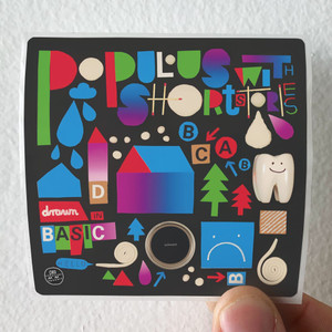 Populous Drawn In Basic Album Cover Sticker