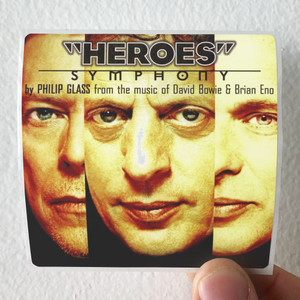 Philip Glass Heroes Symphony From The Music Of David Bowie Brian Eno 1 Album Cover Sticker Philip Glass Heroes Symphony From The Music Of David Bowie Brian Eno 1 Album Cover Sticker