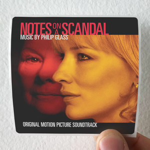 Philip Glass Notes On A Scandal Album Cover Sticker Philip Glass Notes On A Scandal Album Cover Sticker
