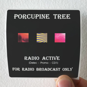 Porcupine Tree Radio Active Album Cover Sticker Porcupine Tree Radio Active Album Cover Sticker