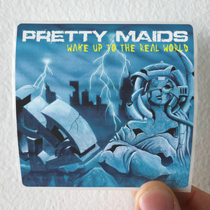 Pretty Maids Wake Up To The Real World Album Cover Sticker Pretty Maids Wake Up To The Real World Album Cover Sticker