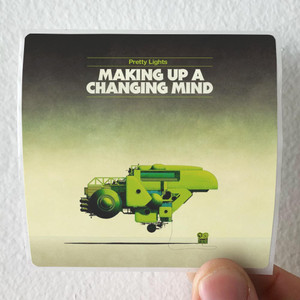 Pretty Lights Making Up A Changing Mind Album Cover Sticker