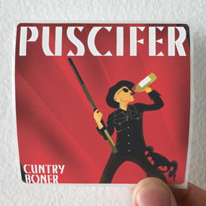 Puscifer Cuntry Boner Album Cover Sticker Puscifer Cuntry Boner Album Cover Sticker