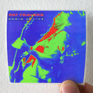 Pat Travers Radio Active Album Cover Sticker