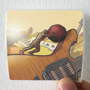 Paul Gilbert Stone Pushing Uphill Man Album Cover Sticker Paul Gilbert Stone Pushing Uphill Man Album Cover Sticker