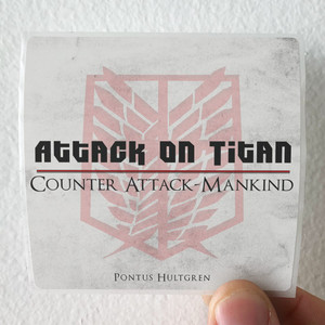 Pontus Hultgren Counter Attack Mankind From Attack On Titan Album Cover Sticker Pontus Hultgren Counter Attack Mankind From Attack On Titan Album Cover Sticker