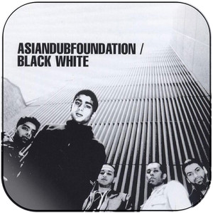 Asian Dub Foundation Black White Album Cover Sticker Album Cover Sticker Asian Dub Foundation Black White Album Cover Sticker Album Cover Sticker