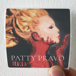 Patty Pravo Red Album Cover Sticker