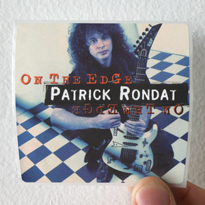 Patrick Rondat On The Edge Album Cover Sticker Patrick Rondat On The Edge Album Cover Sticker