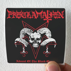 Proclamation Advent Of The Black Omen Album Cover Sticker