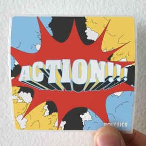 POLYSICS Action Album Cover Sticker Album Cover Sticker