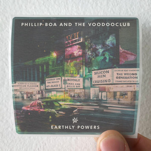 Phillip Boa and The Voodooclub Earthly Powers 2 Album Cover Sticker