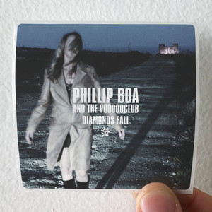 Phillip Boa and The Voodooclub Diamonds Fall Album Cover Sticker