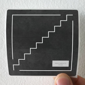 Pentimento I No Longer Album Cover Sticker Pentimento I No Longer Album Cover Sticker