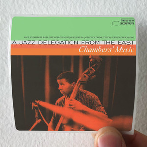Paul Chambers Chambers Music A Jazz Delegation From The East Album Cover Sticker