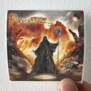 Pyramaze Immortal Album Cover Sticker Pyramaze Immortal Album Cover Sticker