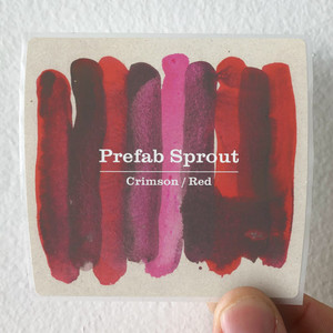Prefab Sprout Crimsonred Album Cover Sticker Prefab Sprout Crimsonred Album Cover Sticker