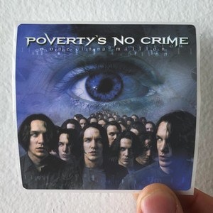 Povertys No Crime One In A Million Album Cover Sticker