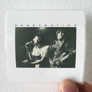 Penetration Race Against Time Album Cover Sticker Penetration Race Against Time Album Cover Sticker