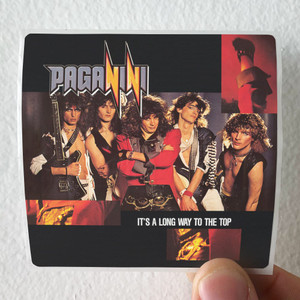 Paganini Its A Long Way To The Top Album Cover Sticker Paganini Its A Long Way To The Top Album Cover Sticker