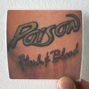 Poison Flesh Blood 1 Album Cover Sticker Poison Flesh Blood 1 Album Cover Sticker