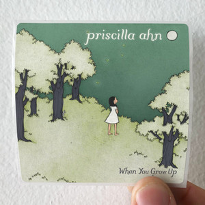 Priscilla Ahn When You Grow Up Album Cover Sticker Priscilla Ahn When You Grow Up Album Cover Sticker