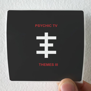 Psychic TV Themes 1 Album Cover Sticker Psychic TV Themes 1 Album Cover Sticker