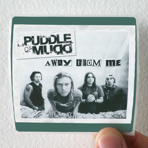 Puddle of Mudd Away From Me Album Cover Sticker Puddle of Mudd Away From Me Album Cover Sticker