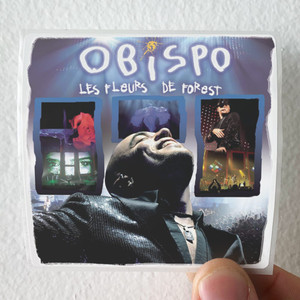 Pascal Obispo Les Fleurs De Forest 1 Album Cover Sticker Pascal Obispo Les Fleurs De Forest 1 Album Cover Sticker