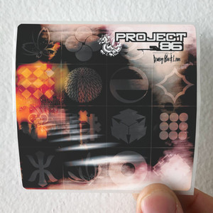Project 86 Drawing Black Lines Album Cover Sticker Project 86 Drawing Black Lines Album Cover Sticker