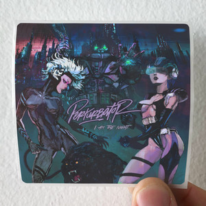 Perturbator I Am The Night Album Cover Sticker