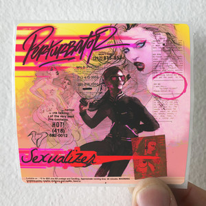Perturbator Sexualizer Album Cover Sticker Perturbator Sexualizer Album Cover Sticker