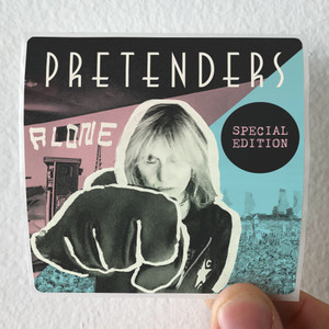 Pretenders Alone Album Cover Sticker Pretenders Alone Album Cover Sticker
