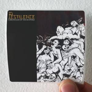Pestilence Chronicles Of The Scourge Album Cover Sticker Pestilence Chronicles Of The Scourge Album Cover Sticker