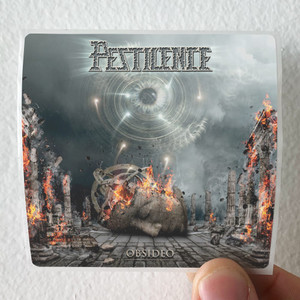 Pestilence Obsideo Album Cover Sticker Pestilence Obsideo Album Cover Sticker