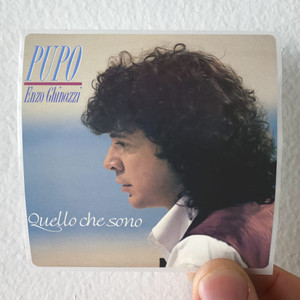 Pupo Quello Che Sono Album Cover Sticker