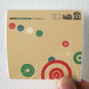 Papir Stundum Album Cover Sticker Papir Stundum Album Cover Sticker