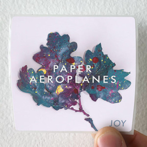 Paper Aeroplanes Joy Album Cover Sticker