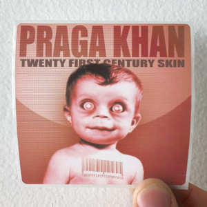 Praga Khan Twenty First Century Skin Album Cover Sticker