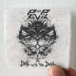 Pop Evil Deal With The Devil Album Cover Sticker Pop Evil Deal With The Devil Album Cover Sticker