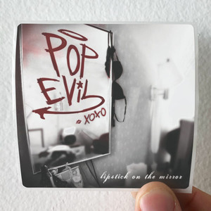 Pop Evil Lipstick On The Mirror Album Cover Sticker