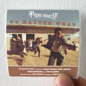 Papa Roach No Matter What Album Cover Sticker Papa Roach No Matter What Album Cover Sticker