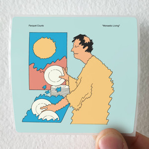 Parquet Courts Monastic Living Album Cover Sticker