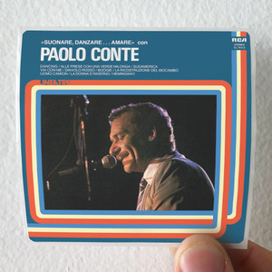 Paolo Conte Suonare Danzareamare Album Cover Sticker