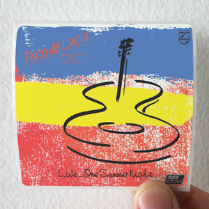 Paco de Lucia Sextet Live One Summer Night Album Cover Sticker Paco de Lucia Sextet Live One Summer Night Album Cover Sticker