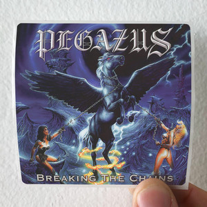 Pegazus Breaking The Chains Album Cover Sticker Pegazus Breaking The Chains Album Cover Sticker