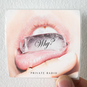 Private Radio Why Album Cover Sticker Private Radio Why Album Cover Sticker